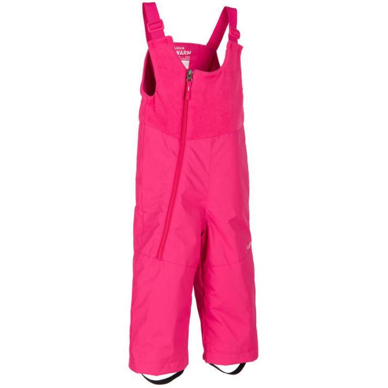 

DECATHLON trousers with zip mid-rise fit for children 18M розовый