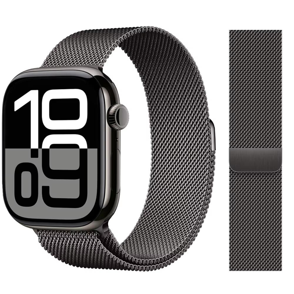 Strap For Apple Watch Band 46mm 44mm 45mm 40mm 42mm 41mm 49mm Milanese Loop correa Bracelet iWatch Series 11 10 Ultra 2 9 8 SE 3
