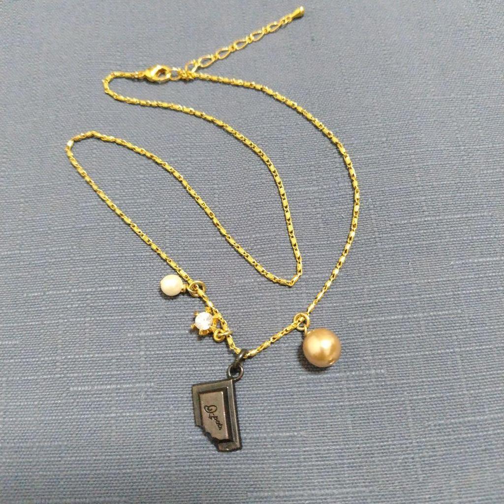 Used q-pot chocolate necklace