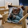 Cat Cute Kitten Stitch Lucky Dragon pillow cover sofa cushion cover home room decoration children gift