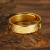 Lotus Flower Cat Cute Live Ring Chinese Style Jewelry