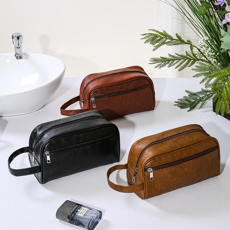 Travel Toiletry Bag for Men Large Capacity Toiletry Organizer with Handle Water Resistant Shaving Bag Travel Accessories