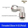 Telescopic Air Hose Set: 8mm/6mm Coil Tube, Scissor Lift Spring, Cylinder Connector Fittings