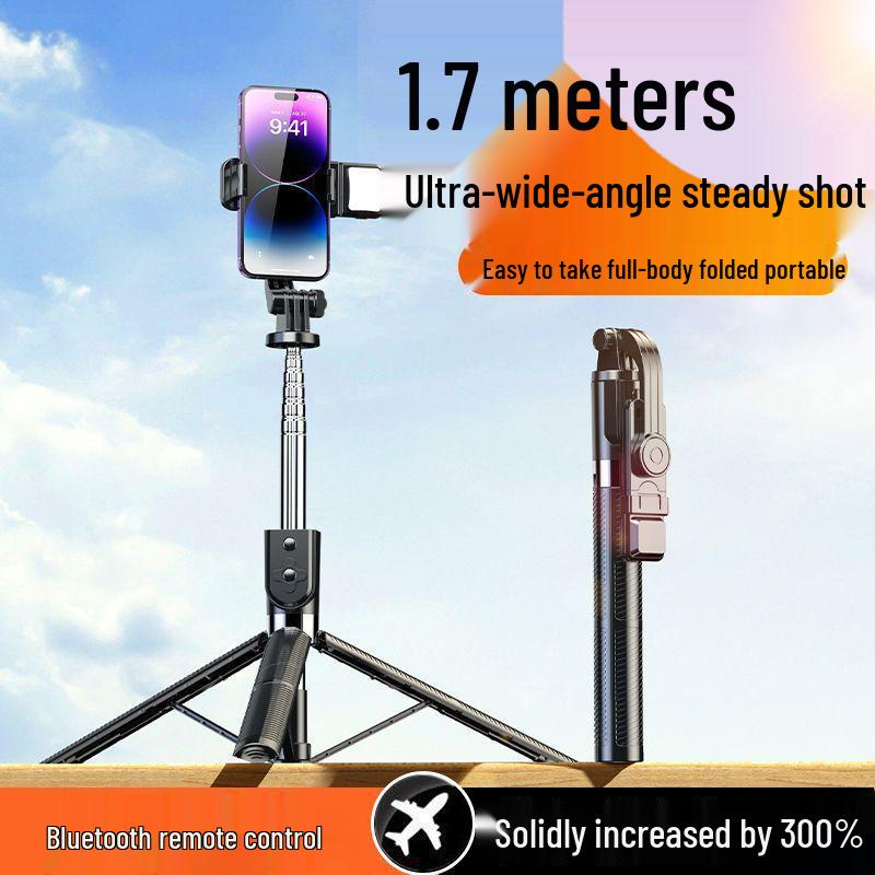 Bluetooth Selfie Stick Tripod: Portable, Multifunctional Phone Holder