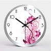 Metal Stainless Steel Silent Wall Clock Creative Fashion Living Room Aluminum Wall Clock Clock