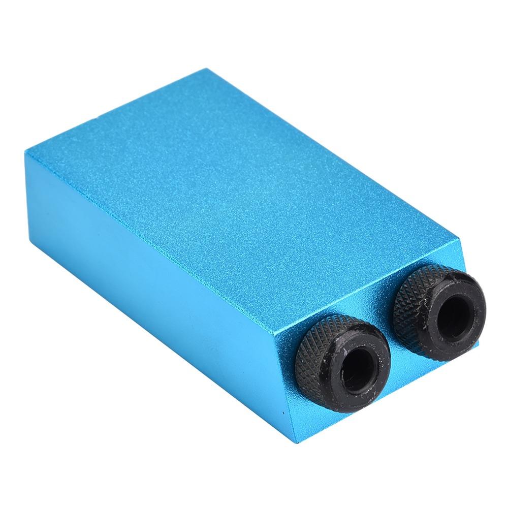 34pcs Inclined Hole Fixture Pocket Hole Jig Kit 15° Drilling Angle Dowel Joinery Kit For Carpenters