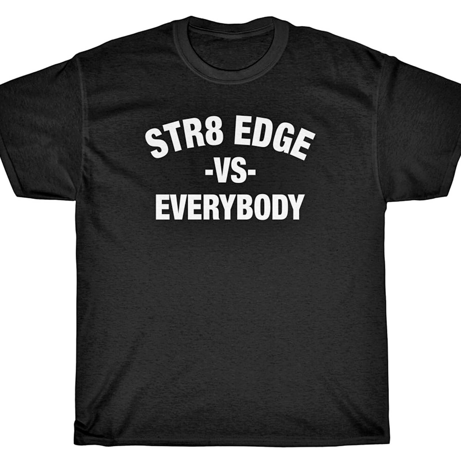 Футболка STR8 EDGE VS EVERYBODY - SXE Minor Straight Edge Threat хардкорный веганский унисекс футболка XXXXL