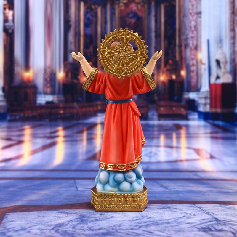 Statua Figurine Gesù Bambino Divino Divino 8 Pollici Statua Religiosa Decorazioni in Resina Scaffale Tavolo Espositore Decorazione