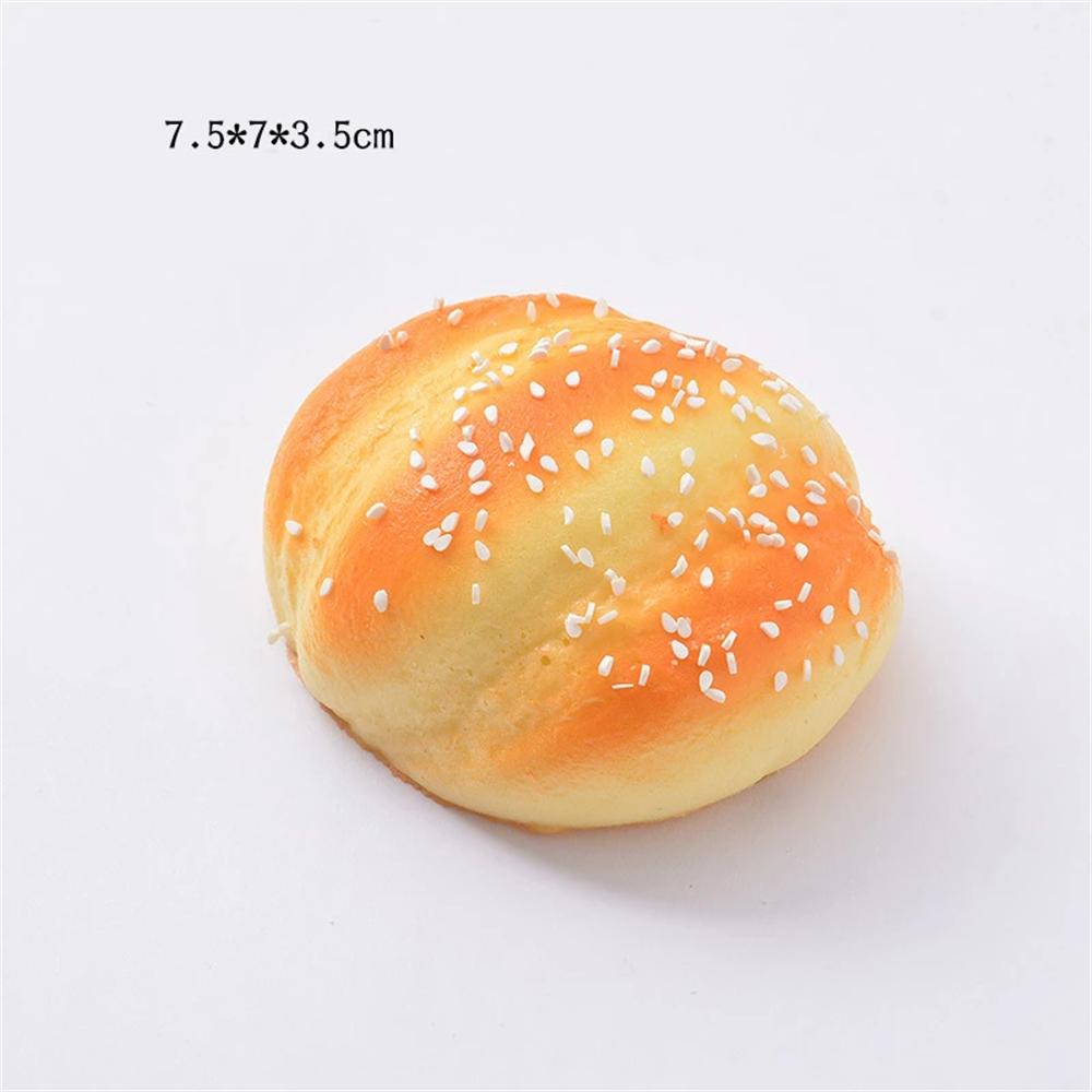 Toys Kids Childrens Artificial Bread Simulation Squeeze Toy Stress Relief Slow Rising Small Toast Sensory Fidget for Anxiety ADHD Adult