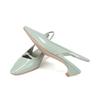 Barbara Leather Patent Dressy Slingback Sandals 3cm 3 Colors Bbj128