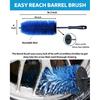 Car Wheel Cleaning Kit: Wheel And Rim Flagged Tip Brush, Bendable Barrel Brush, Wheelie Mitt, Scratch-Free Detail Brush For Rims & Tires - Durable &