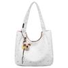 Crossborder Fashion Canvas Handbag For Daily Casual Use With Polka Dot Design