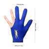 1pc Open Finger Billiard Gloves Breathable Polyester Snooker Pool Glove Adjustable Sticker Smooth Soft Lightweight Amateur Train