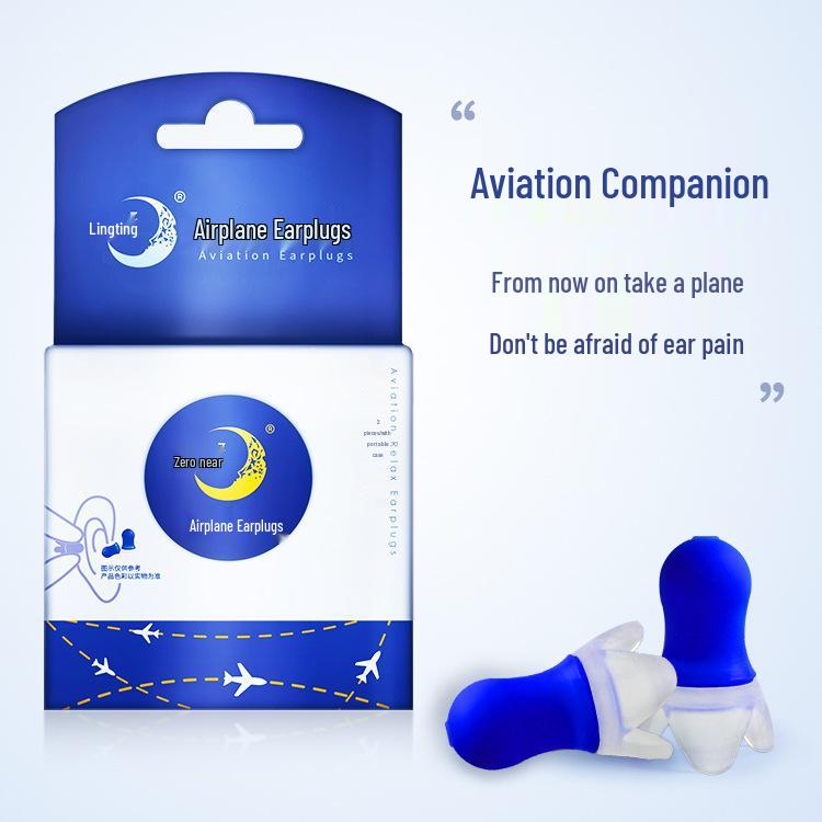 Lingting Noise-Canceling Airplane Earplugs: Pressure-Reducing Soundproofing for Men, Women, and Children