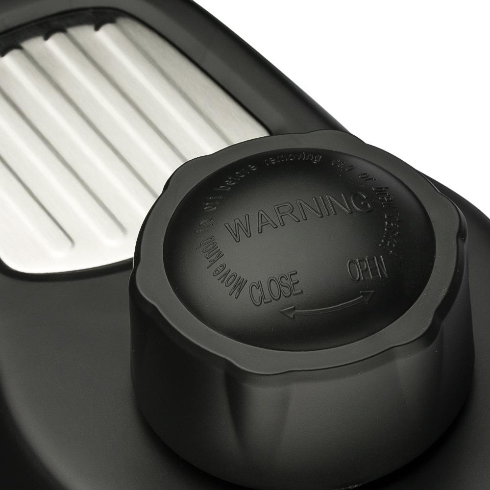 Italienische Espressomaschine|4-5 Tassen Gewerbequalität|Selbstreinigend per Knopfdruck|Dampfdüse|Für Zuhause & Büro