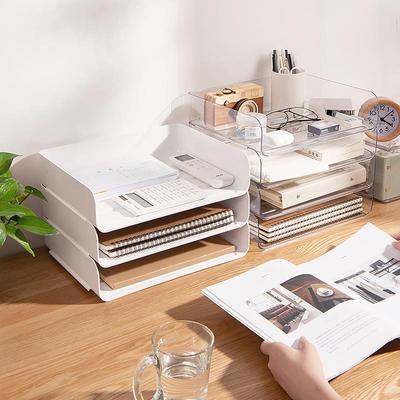 Multi-layer A4 Paper & Stationery Storage Shelf