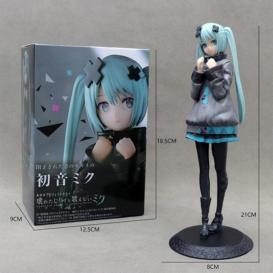 New Hatsune Miku Anime Figure Toys Flower Fairy Collection MIKU Kawaii Cartoon PVC Action Figurine Model Doll Birthday Gift