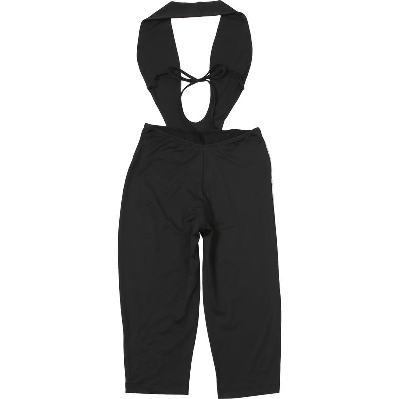 Spring/Summer 2026 European & American Women's Sexy Deep V-Neck Backless Slim-Fit Jumpsuit