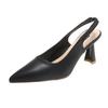 Fashion Ladies Baotou single Shoes Summer pointed buckle Sandals Fashion elegant high heel Trendy versatile women's pumps Mujer Zapatos