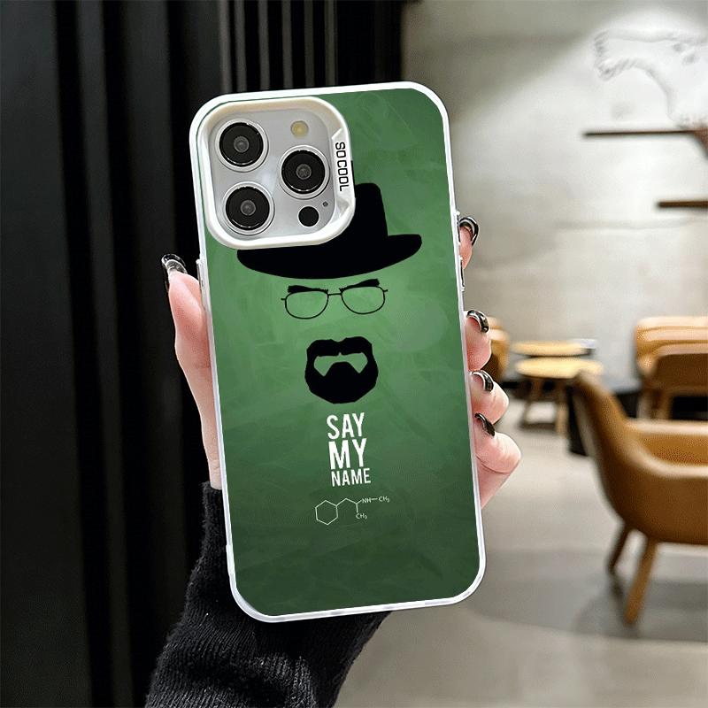 

Breaking Bads Heisenberg Soft Phone Case for iPhone 15 16 17 Pro Max 17Air 16E 14 Plus 13 12 Mini Shockproof Cover Back Shell iPhone 16 Plus
