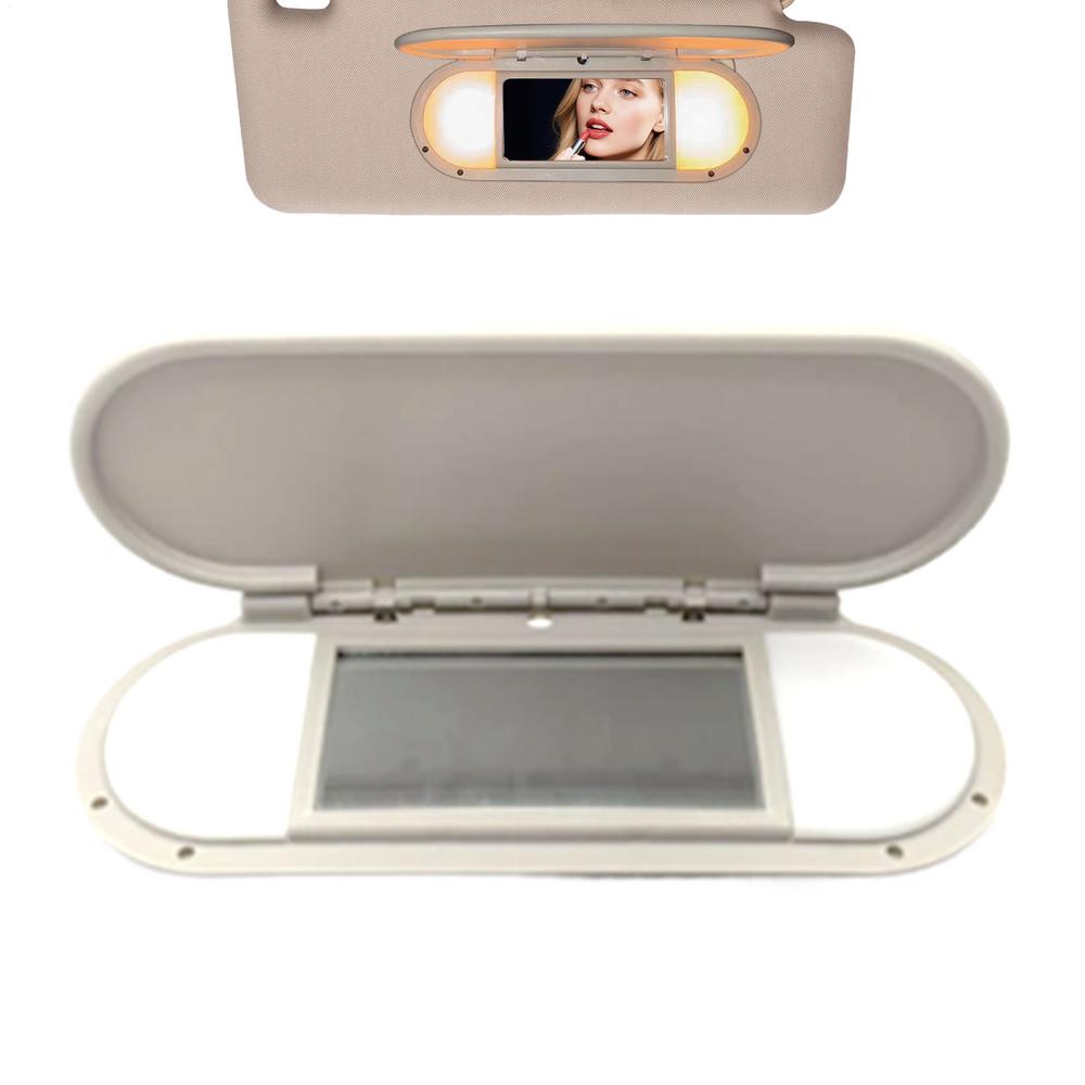 Sun Visor Vanity Mirror Cover Rear View Makeup Mirror Replacement Accessories For Vehicle Truck Left Right Side Daily Commuting