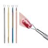 Stainless Steel Nail Polish Remover Tool Gel Nail Scraper Cuticle Pusher Nail Surface Cleanser Skin Remover Manicure Implement