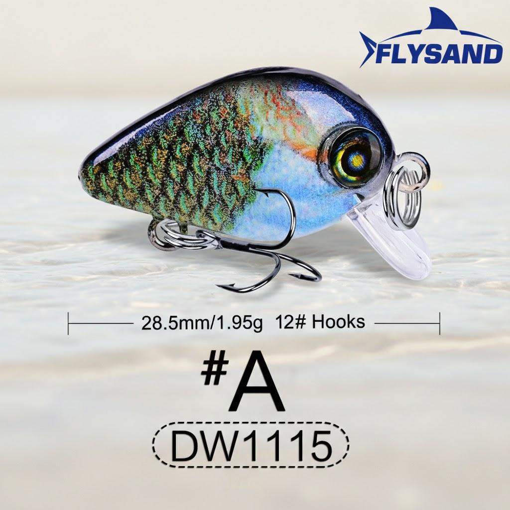 

Mini Crankbait Fishing Lure Hard Bait Wobble Swim Crank Bait Freshwater Saltwater Bass Trout Lure
