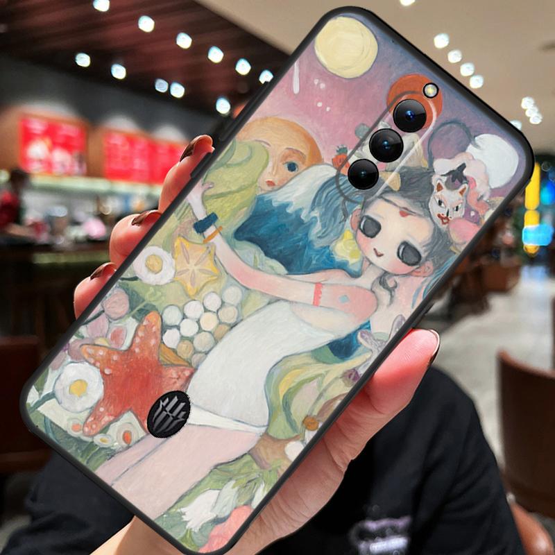 Cartoon Aesthetic Aya Takano Case For ZTE Nubia Red Magic 8S 9S 10S 8 9 10 Pro Plus 6S 7S 6 7 Pro 5G 6R 11 Pro Plus Cover