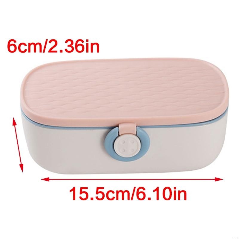 Scatola Organizzatore Portatile per Cucito a 20 Scomparti per Aghi, Filo e Attrezzi Plastica Robusta Coperchio Trasparente X3UC