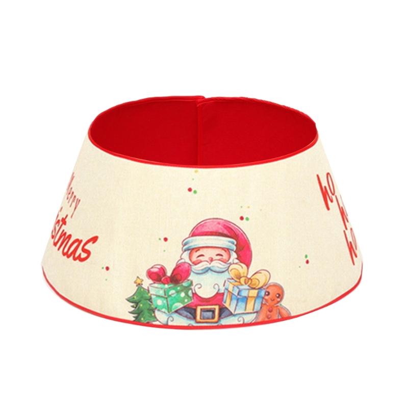 Christmas Tree Collar Collapsible Fabric Christmas Tree Skirt Surround Base for Christmas Tree Skirt Decoration 2024