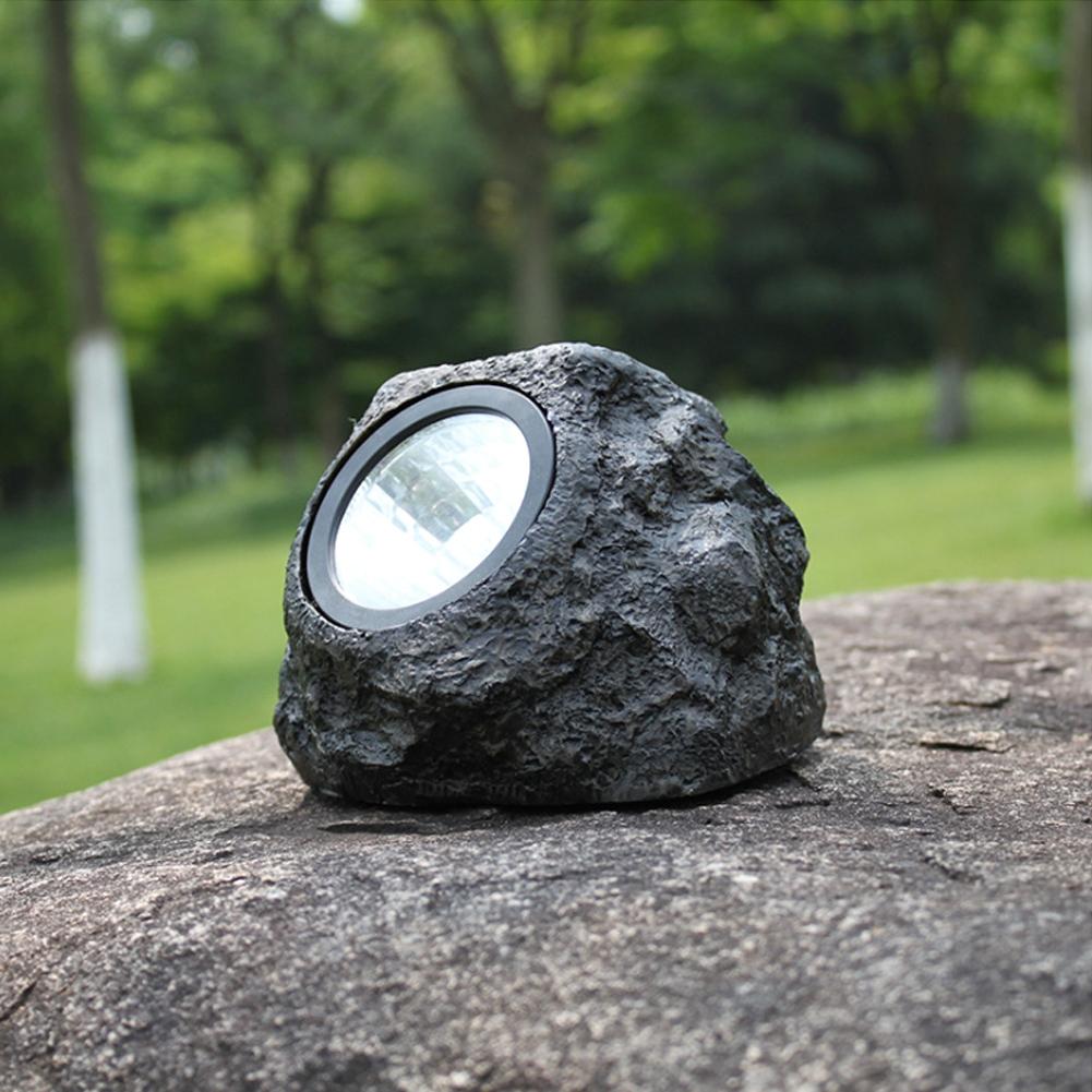 Outdoor Solar Power Light LED Waterproof Garden Lamp Imitation Stone Lamp Garden Lawn Decorations