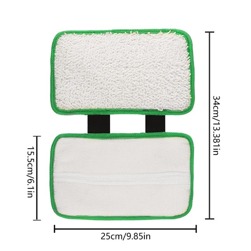 Reusable and Washable Replacement Mop Pad Offering Enhancing Absorption and Quick Dry Fabric Suitable for Steam Mops