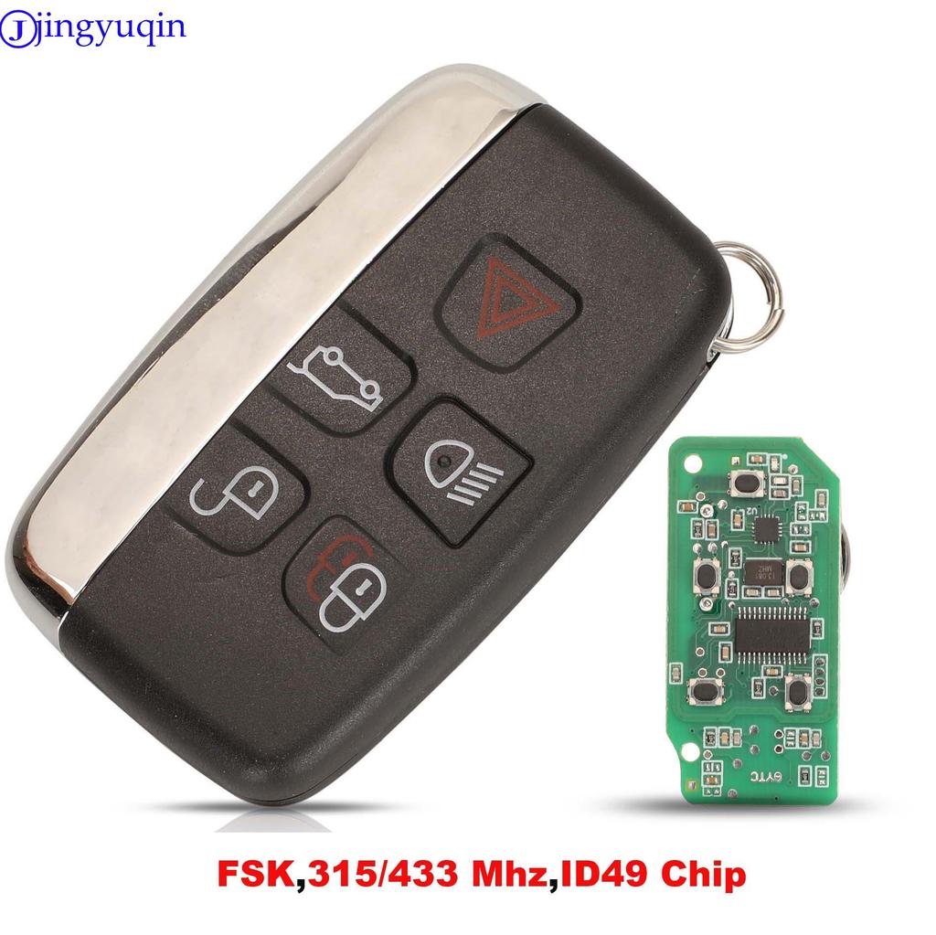 Jingyuqin FSK 315/433 MHz Cheie Telecomandă Auto Pentru Land Rover Discovery 4 Freelander Pentru Range Rover Sport Evoque 5 Butoane