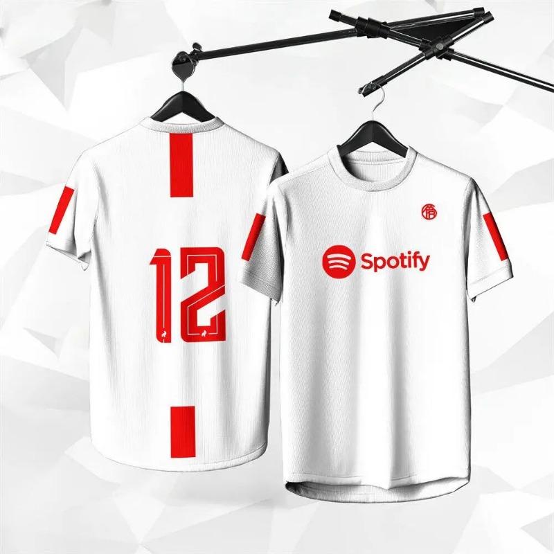 The summer new men's T-shirt, personalized sports T-shirt, men's jersey, casual sports short-sleeved jersey, football jerse