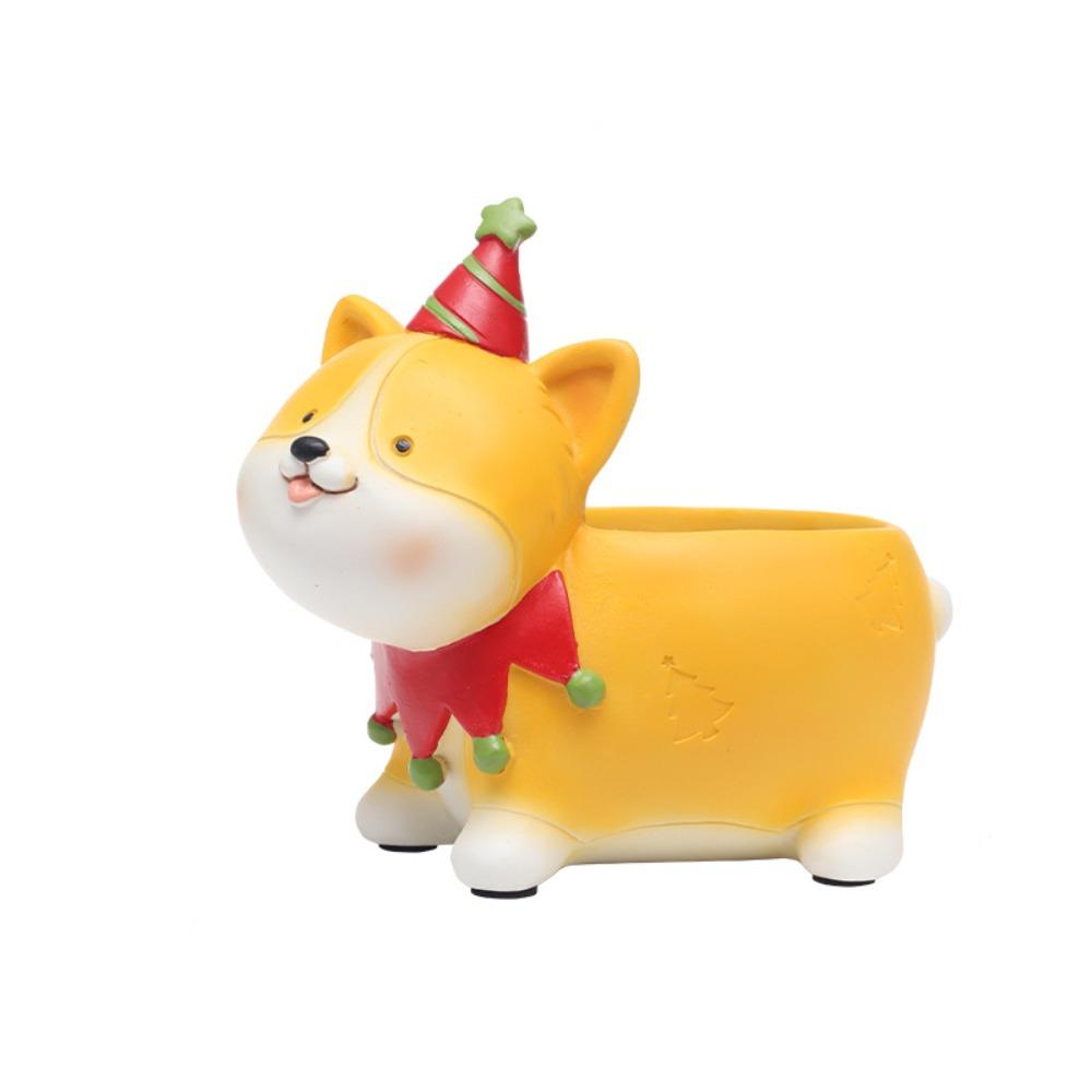 Niedlicher Tierförmiger Cartoon-Blumentopf Harz Desktop Tiere Blumentopf Hase Rentier Geschenk Sukkulenten Pflanzen Töpfe Zuhause