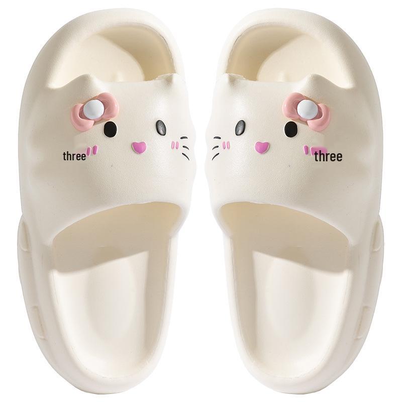 Women's Cute Kitten Slippers - Non-Slip, Thick EVA Sole, Summer Indoor Use