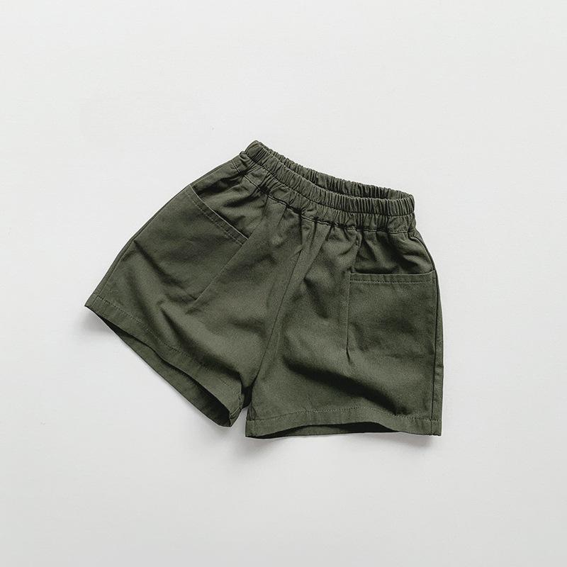 Children's Shorts Summer Versatile for Boys and Girls Korean Retro Pants Trendy Children's Clothing