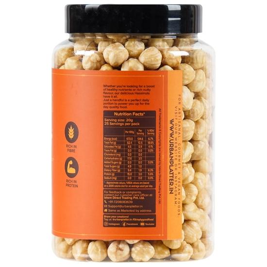 Urban Platter Turkish Dried Hazelnuts, 500Grams