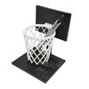 Basketball Stand Pen Holder Basketball Hoop Plastic Mesh Wire Pencil Cup Desk Pen Organizer for Office School Home Supplies