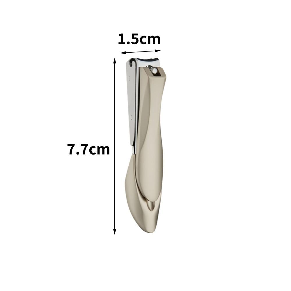 Bionics Design Nail Clipper Anti Splash Manicure Nail Tool New Nail Nipper Cutter  Pedicure Tool Light Gold Small