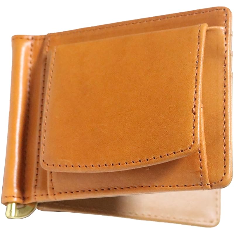 

camel money clip With coin purse men s ladies tochigi leather himeji leather bifold wallet bifold wallet Thin genuine leather leather cowhide leather