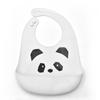 Babador de silicone à prova d'água para bebês - Babador de arroz descartável grande