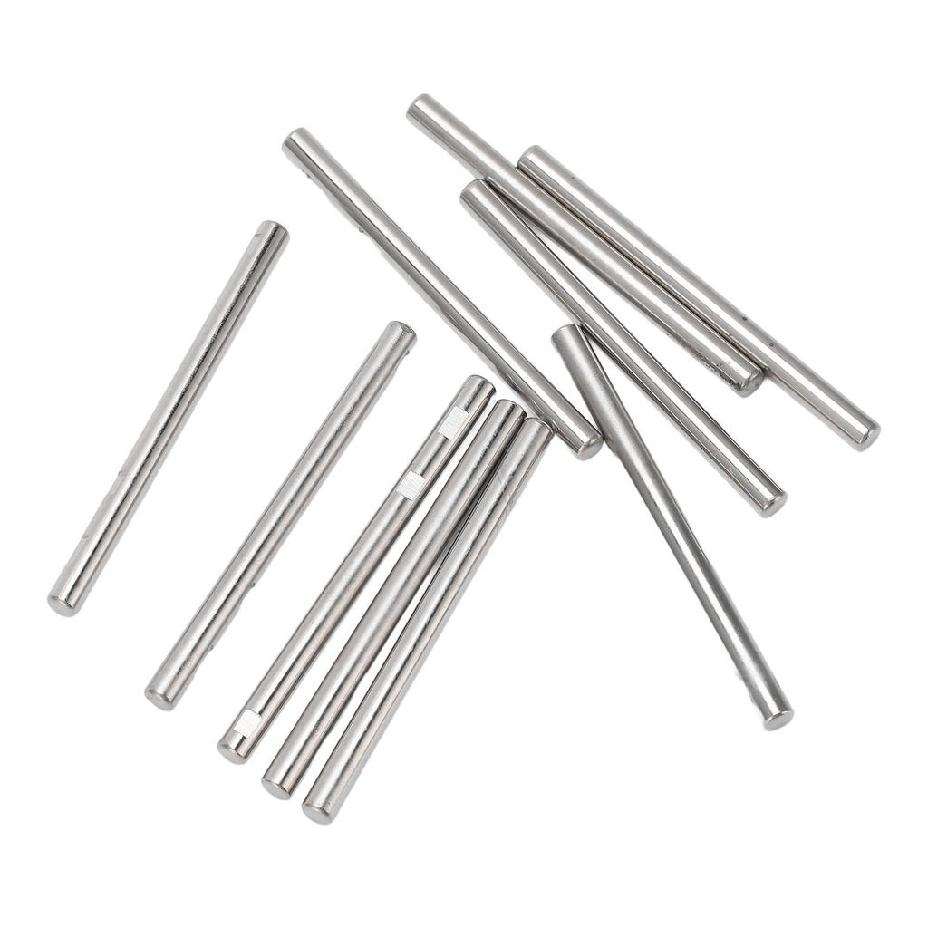 10Pcs Brushless Motor Shaft Stainless Steel 4mm Dia Motor Shaft for RC Car Airplane Boat Silver