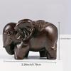 New Wooden Elephant Figurines Craft, Carved Natural Stone, Mineral Crystal Mini Animals Statue