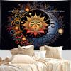Mandala Sun And Moon Wall Tapestry Starry Florals Tapestries Flowers Landscape Tapestrys Room Decor Aesthetic Background Cloths