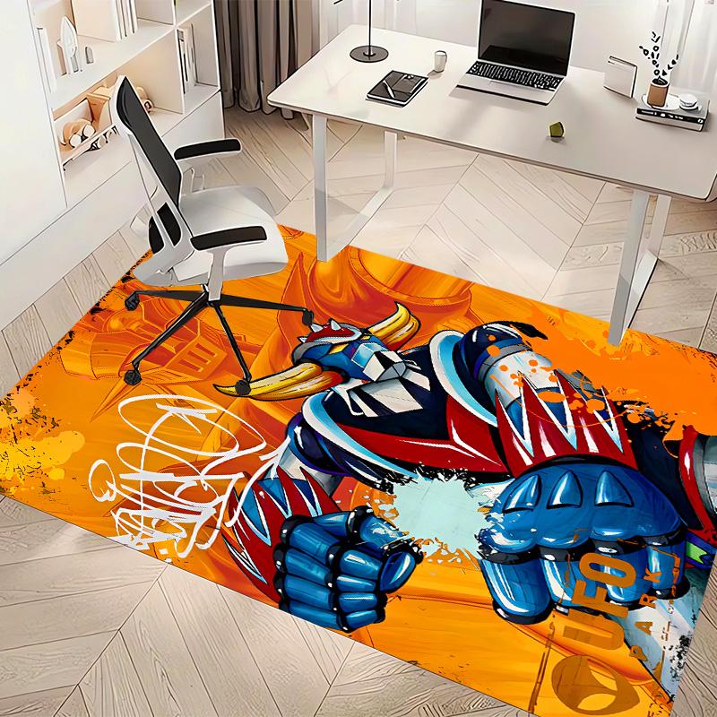 UFO Robo Grendizer2 Printed Absorbent Washable Carpet, Non-Slip Bathroom Mats, Kitchen Rugs, Yoga Mat,Living Room Entrance, Camping Picnic Rugs