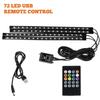 Car  Atmosphere RGB Strip LED Light Bar Lights USB APP With Remote Control Music Rhythm Flashing LampsInterior Car Decorative