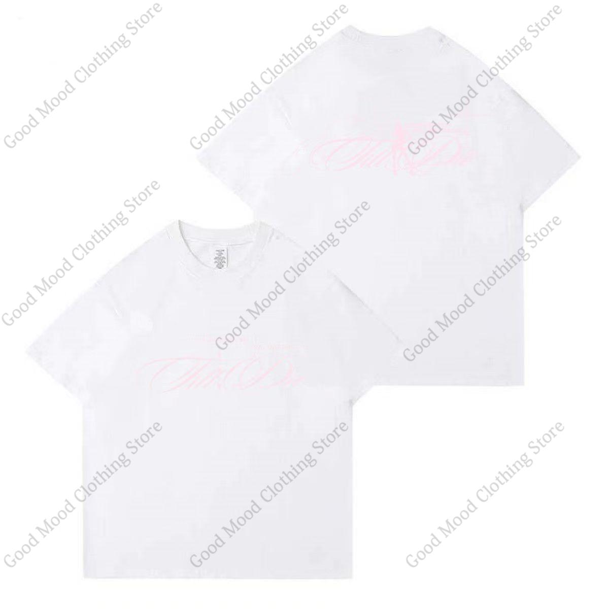 

LEE CHAEYEON T Shirt 4th Mini Album Till I Die Letter Print Tshirt Unisex Women Summer Comfortable Cotton Short Sleeve Tee Tops S