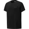 Salomon Logo Round Neck Short Sleeve T-Shirt Men Tops Black C28080