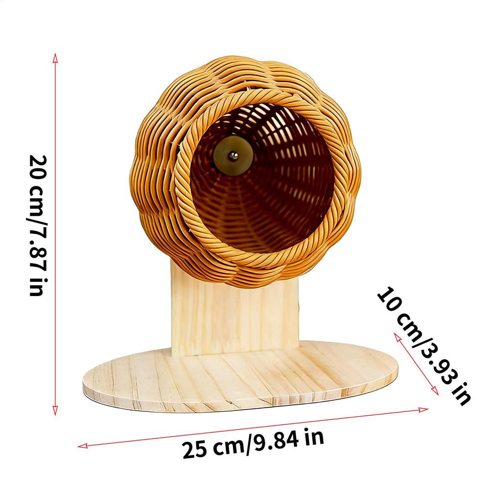 Parakeet Nest Artificial Rattan Washable Breathable Ornaments Bird Cage Toys for Small Parrots Canaries Nesting Living Room Home